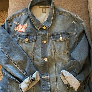 Denim jacket plus size 26–2 8 by Avenue lightweight